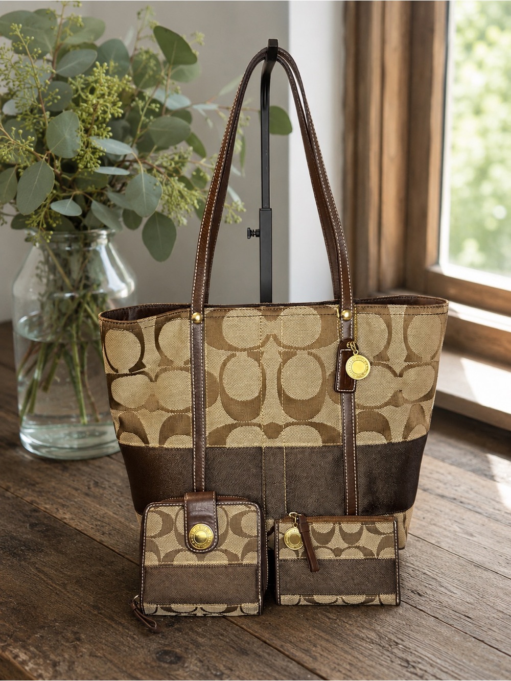 Coach Signature Stripe 65th Anniversary Legacy Bundle - Picture 3 of 16
